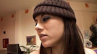 Sensual Lesbians – Teen lesbian Cherie enjoys and gets wet